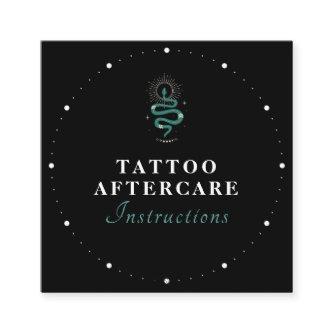 Mystic Snake Green Tattoo Aftercare Instructions S Square