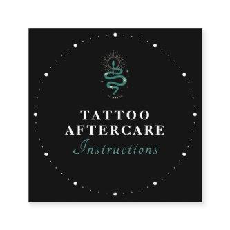 Mystic Snake Green Tattoo Aftercare Instructions S Square