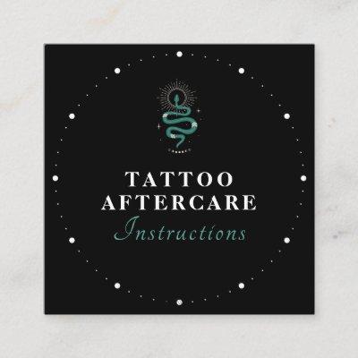 Mystic Snake Green Tattoo Aftercare Instructions S Square