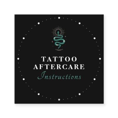 Mystic Snake Green Tattoo Aftercare Instructions S Square