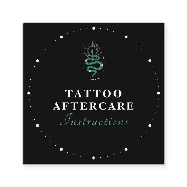 Mystic Snake Green Tattoo Aftercare Instructions S Square