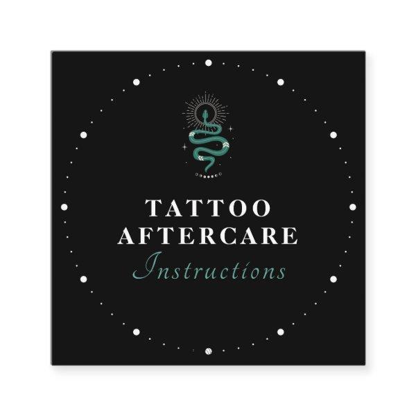 Mystic Snake Green Tattoo Aftercare Instructions S Square