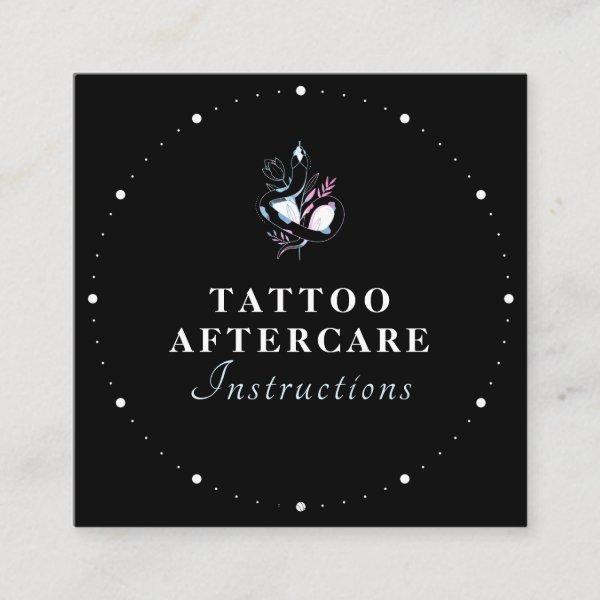 Mystic Snake Tattoo Aftercare Instructions Elegant Square
