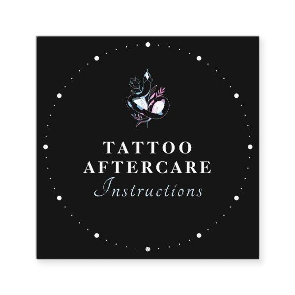 Mystic Snake Tattoo Aftercare Instructions Elegant Square