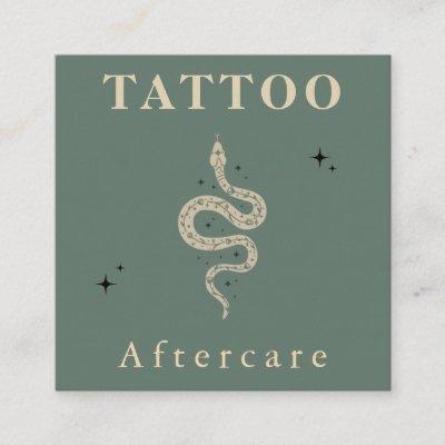 Mystic Snake Tattoo Aftercare Instructions Trendy Square