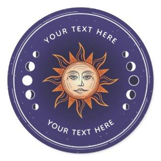 Mystic Sun Personalized Sticker