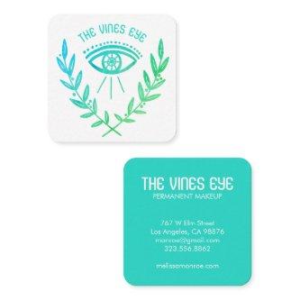 Mystical Eye and Vines Elegant Boho  Square