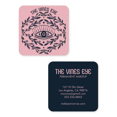 Mystical Eye Roses Vines Magical Boho Square