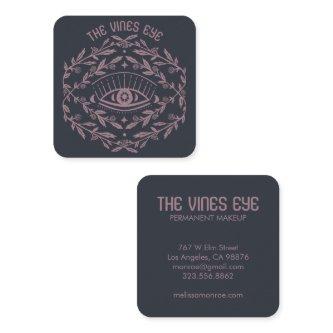 Mystical Eye Roses Vines Magical Boho Square