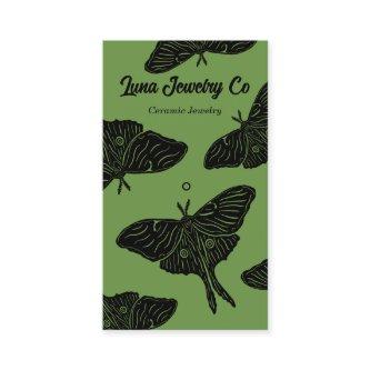 Mystical Luna Moth Jewelry Pin