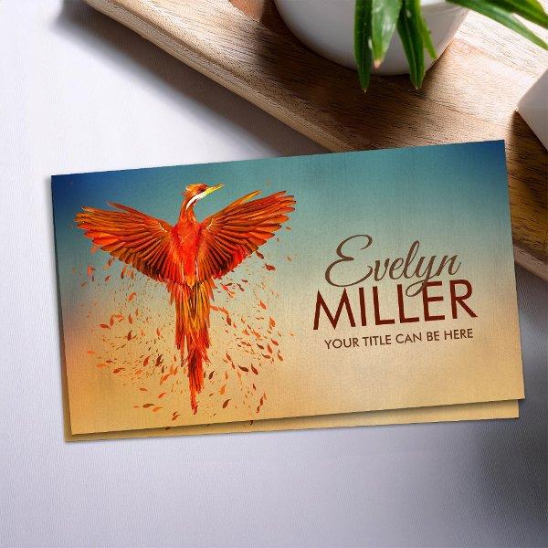 Mythical Fire Rising Phoenix Bird
