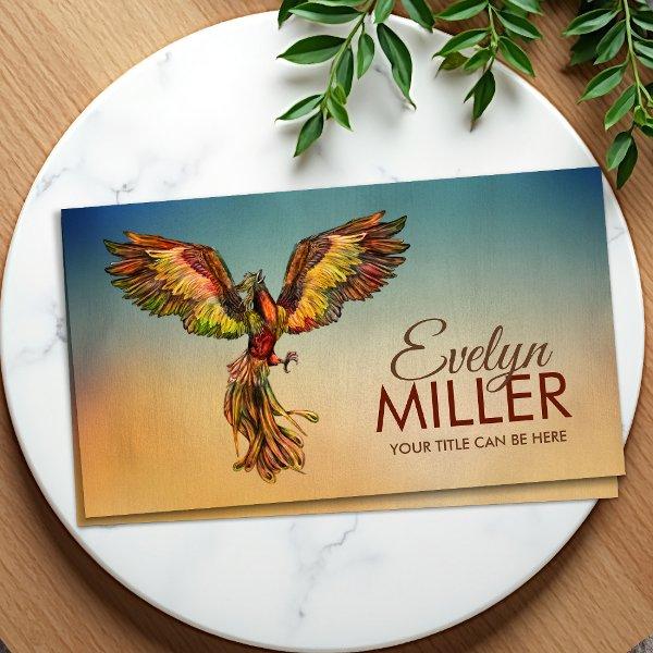 Mythical Fire Rising Phoenix Bird