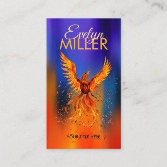Mythical Fire Rising Phoenix Bird