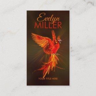 Mythical Fire Rising Phoenix Bird