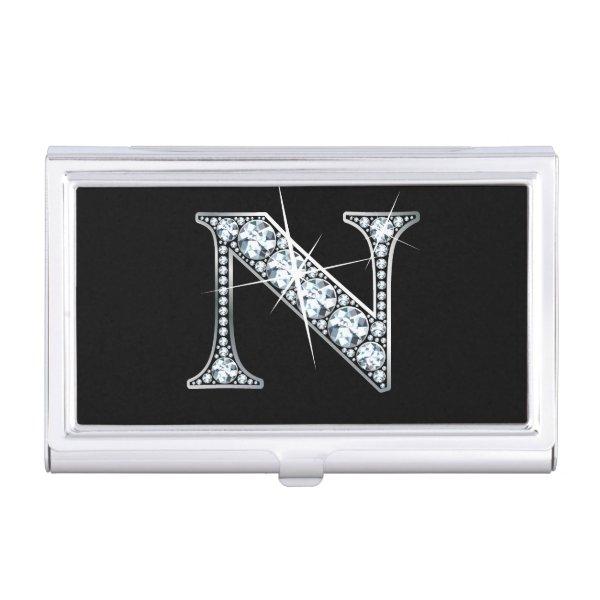 N Faux-"Diamond Bling"  Holder