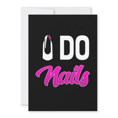 Nail Artist Do Nails Invitation