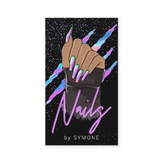 Nail Artist Holographic Modern Glam