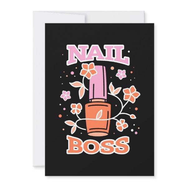 Nail Boss Invitation
