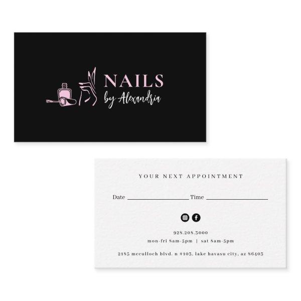 Nail Salon Logo Appointment