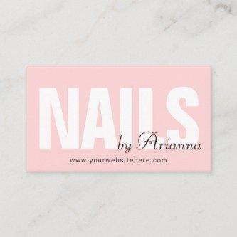 Nail Salon | Nail Tech | Nail Stylist Blush Pink