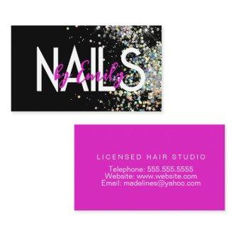 Nail Studio Designer Galaxy Art Neon
