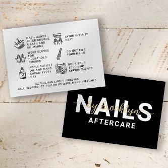 Nail Tech Gel Polish Aftercare Card