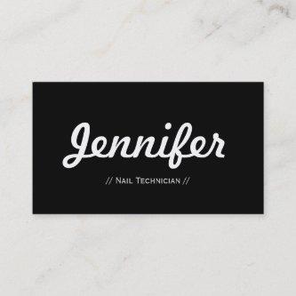 Nail Technician - Minimal Simple Concise
