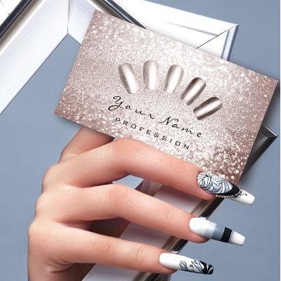 Nails Artist Glitter Gray Lux Manicure Pedicure