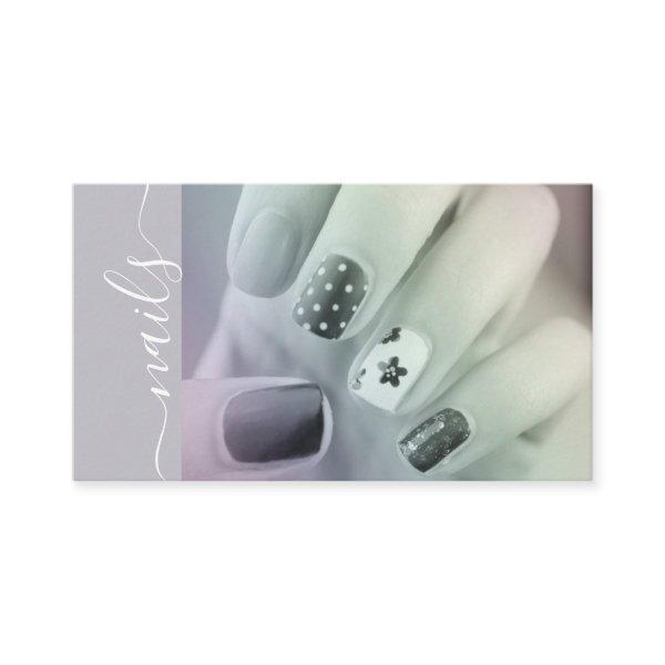 Nails Photo Image Template Calligraphy Signature