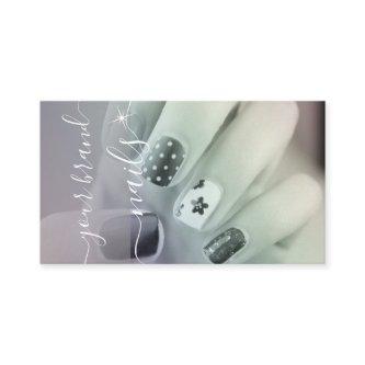 Nails Photo Template Calligraphy Signature Elegant