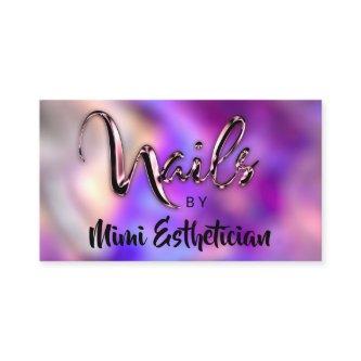 Nails Studio Artist Nails Script Logo Violet Rose