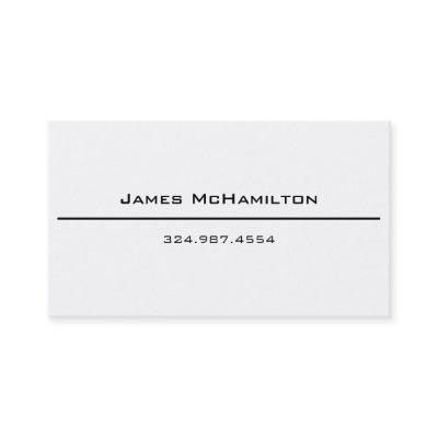 Name and Number Buisness Card - Simple