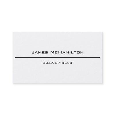 Name and Number Buisness Card - Simple