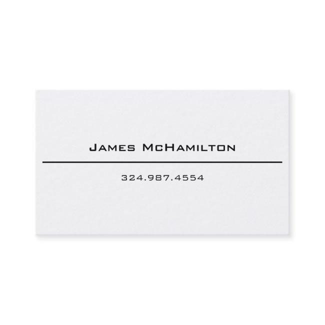Name and Number Buisness Card - Simple