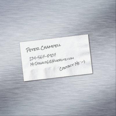 Napkin Calling  Magnet