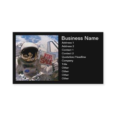 NASA Astronaut Holding Sign - Add Custom Text