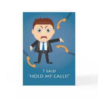 National Ding-a-Ling Day, Frustrated Boss Card