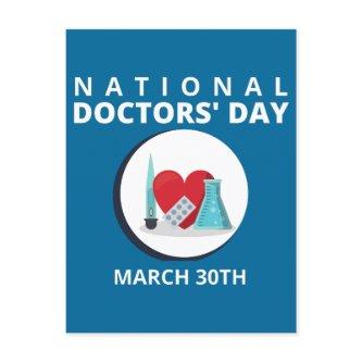 National Doctors' Day Postcard