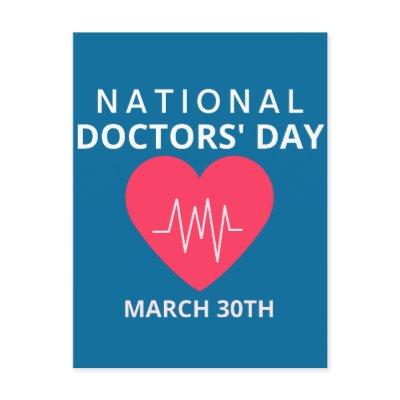 National Doctors' Day Postcard