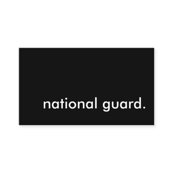 national guard.
