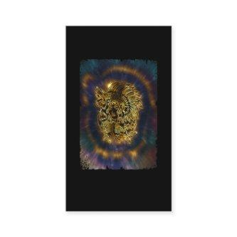Native American Girl Galaxy Howling Wolf
