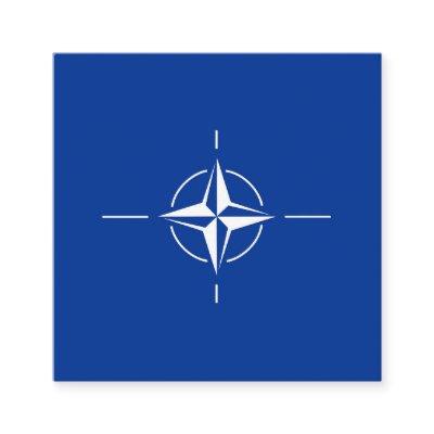 nato flag North Atlantic Treaty Organization Allia Square