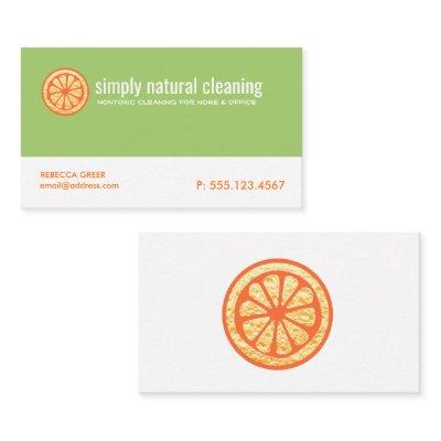 Natural Cleaning Service Orange Sponge