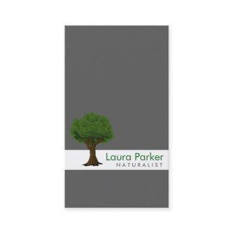 Natural Forest Black Tree Logo Care Landscape Lawn