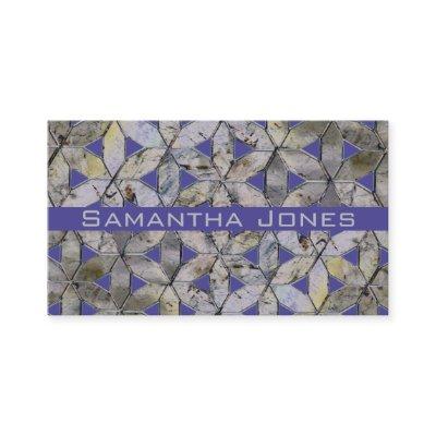 Natural Gray Stone Mosaic pattern flower of life