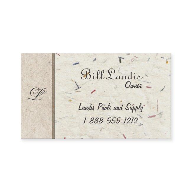 Natural Pressed Paper - Handmade Papers