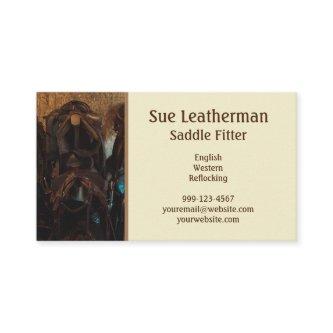 Natural/Tan Equestrian Horse Saddle Fitter