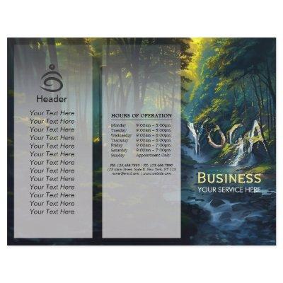 Nature Forest YOGA Hidden Text Meditation Teacher