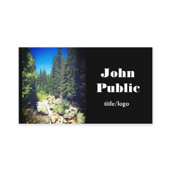 nature mountain stream landscape custom