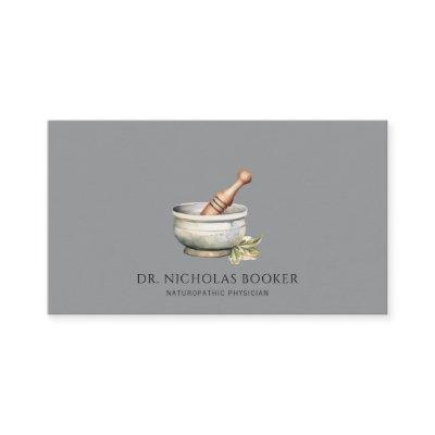 Naturopathic Doctor Mortar Pestle Black